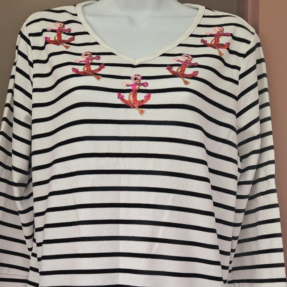 Quacker Factory Sparkle & Shine Sequin Anchors Sp… - image 2